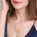 Monogram initial pendant necklace product image