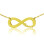 Solid Gold 18ct Infinity Name Necklace