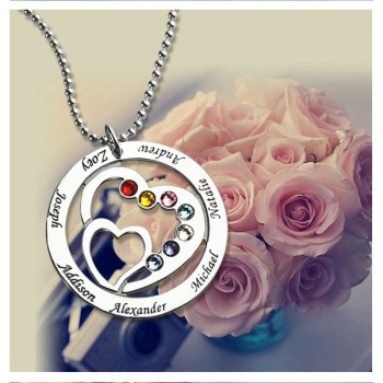 Grandma Family Tree Names Necklace Grandma Family Tree Names Necklace