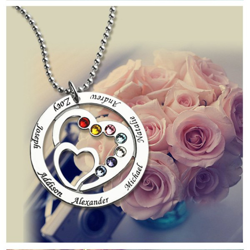 Grandma Family Tree Names Necklace Grandma Family Tree Names Necklace product image