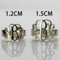 Personalised Three-Initial Monogram Ring Personalised three-initial monogram ring product image