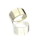 Personalised Engraved Name Cuff Ring Personalised engraved name cuff ring