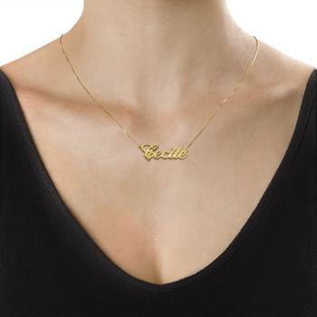 18ct Gold and Diamond Name Necklace 18ct Gold and Diamond Name Necklace