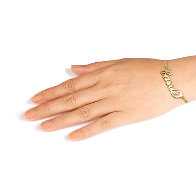 Carrie Personalised Name Bracelet or Anklet Carrie-style personalised name bracelet or anklet product view