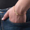 Personalised Infinity Bracelet Personalised engraved infinity name bracelet product image