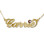 18ct Gold-Plated Carrie Swarovski Name Necklace	