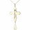 Silver Conical Shape Cross Name Necklace