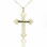 Silver Rebecca Font Cross Name Necklace