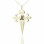 Silver St James Cross Name Necklace