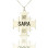 Silver Jerusalem Cross Name Necklace