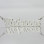 Personalised 18ct White Gold Plated Puff Font Name Necklace