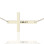 Silver Latin Cross Necklace Engraved Name 1.25