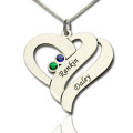 Personalised Two Hearts Forever One Necklace product image