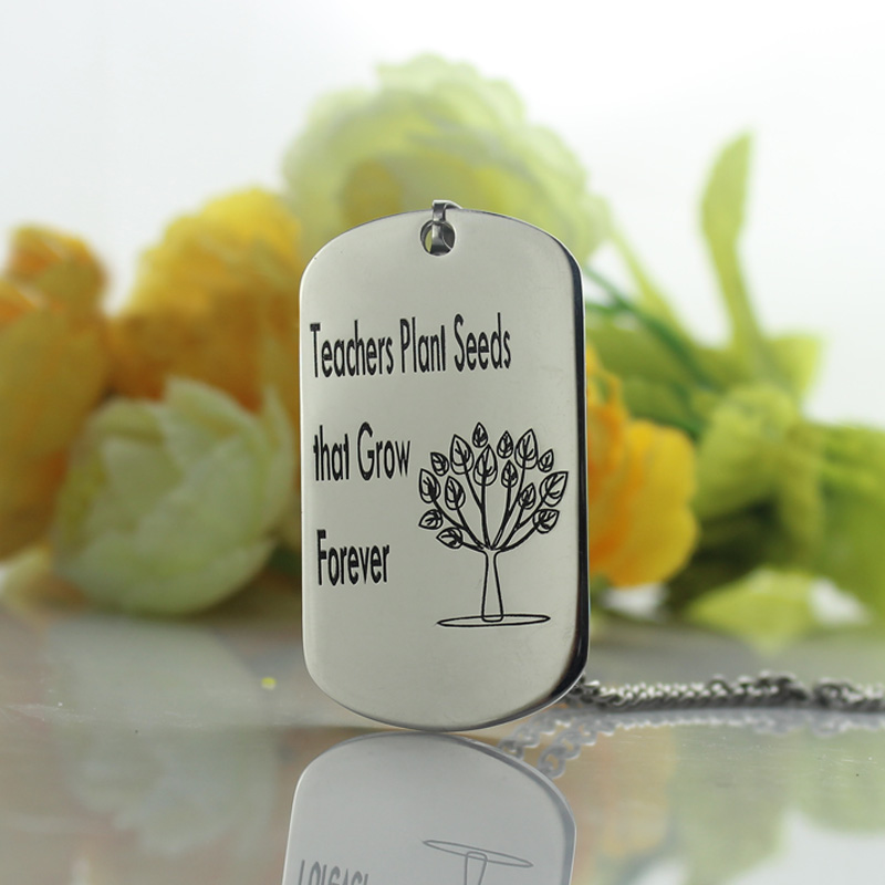Men's Personalised Dog Tag Name Necklace Men's personalised dog tag name necklace