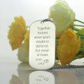 Personalised men's dog tag name necklace