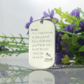 Men's Dog Tag Name Necklace - View 1 Men's personalised dog tag name necklace
