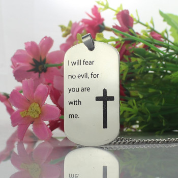 Military Dog Tag Name Necklace Military Dog Tag Name Necklace