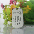 Best Friends Dog Tag Name Necklace Best Friends Dog Tag Name Necklace product view