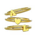 Stackable Initial Ring 18ct Gold Plated Stackable personalised initial ring
