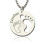 Baby Footprint Name Pendant Sterling Silver