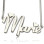 Personalised Cute Name Necklace Sterling Silver