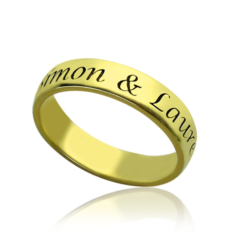 Engraved Promise Name Ring Engraved promise name ring