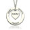 Family Names Necklace For Mom Sterling Silver