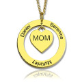 Personalised family names necklace for Mum