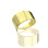 18ct Gold Plated Name Engraved Cuff Rings