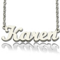 Personalised Karen-style name necklace product image