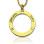 Circle of Love Name Necklace with Birthstone 18ct Gold Plated Silver