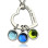 Open Heart Promise Phrase Necklace with Birthstone
