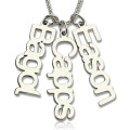 Customised Vertical Multi-Name Necklace Customised vertical multi-name necklace
