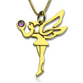 Fairy birthstone necklace