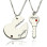 Key to My Heart Name Pendant Set For Couple