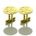 Personalised men's monogram initial cufflinks