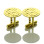 Cool Mens Cufflinks with Monogram Initial 18ct Gold Plated
