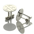 Men's Block Monogram Cufflinks Block monogram cufflinks for men
