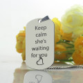 Personalised his and hers dog tag necklaces product image