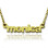 Personalised Small Lowercase Name Necklace in 18ct Gold Plated