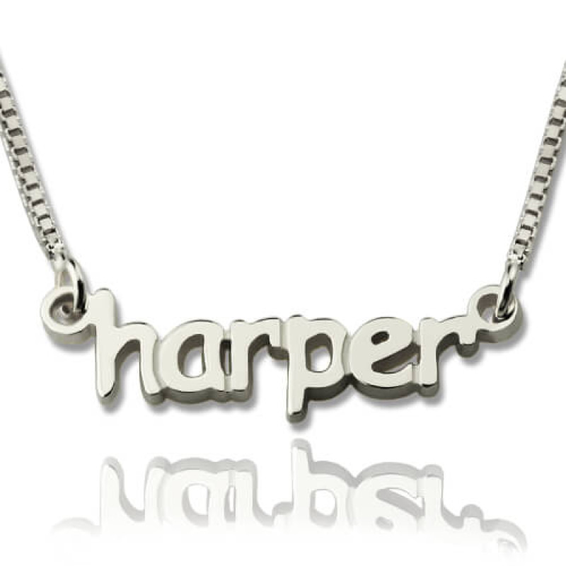 Personalised Mini Name Letter Necklace Personalised mini name letter necklace