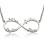 Sterling Silver Infinity Symbol Necklace 4 Names