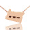 Custom Oregon State USA Map Necklace With Heart Name Rose Gold