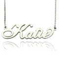 Personalised Carrie nameplate necklace