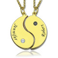 Personalised Yin Yang Necklace Set Personalised Yin Yang necklace set for couples or friends