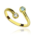Dual Drops Birthstone Ring Dual Drops Birthstone Ring product image