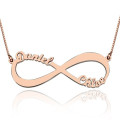 Personalised Double Name Infinity Necklace Personalised double name infinity necklace