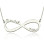 Personalised Infinity Symbol Necklace Double Name