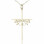 Silver Cross Name Necklaces with Rose