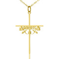 Personalised Cross Name Necklace Personalised cross name necklace